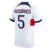 Tanie Strój piłkarski Paris Saint-Germain Marquinhos #5 Koszulka Wyjazdowej 2023-24 Krótkie Rękawy